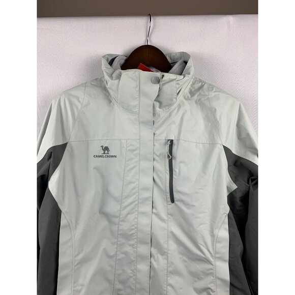 Women’s NWT Camel Crown Gray 3 in 1 Outdoor Jacket Size L - Picture 2 of 16